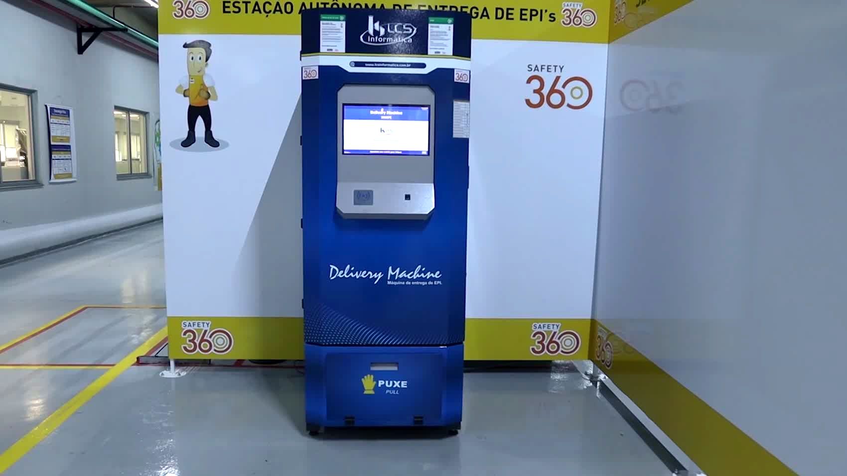 Delivery Machine instalada em cliente